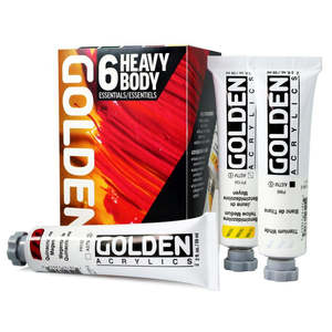 Popular Acrylic Painting: Golden Heavy Body Acrylic Paint Essentials Set
