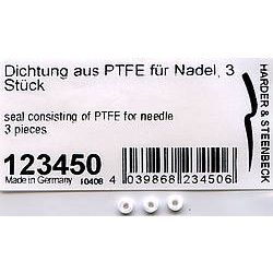 HARDER & STEENBECK AIRBRUSH SEAL TEFLON FOR NEEDLE 3 PIECES