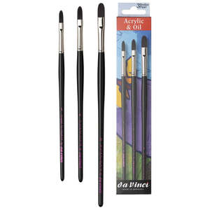 Oil Acrylic: DA VINCI ARTIST COLLECTION EVAN WOODRUFFE BRUSH SET 3