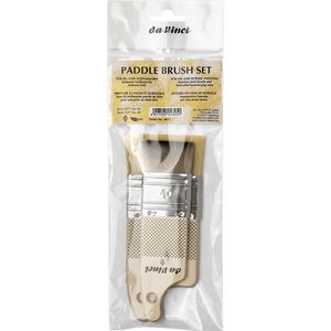 Oil Acrylic: DA VINCI PADDLE BRUSH SET 2