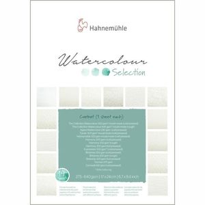 Watercolour Ink Gouache: HAHNEMUHLE WATERCOLOUR SELECTION PAD