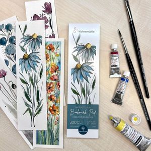 HAHNEMUHLE WATERCOLOUR BOOKMARK PAD 300GSM