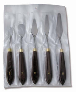 Palette Knives: Expression Italian Style Palette Knife Set 5