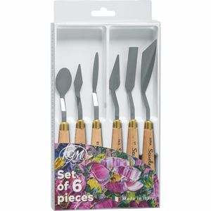 Palette Knives: RGM School Line Palette Knives Set 6
