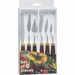 Palette Knives: RGM Plus Line Palette Knives Set 6