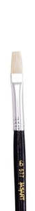 Genuine Hog Bristle: Jasart Eterna Short Handle Brush Flat