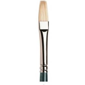 Genuine Hog Bristle: Winsor & Newton Winton Brush Long Handle Flat