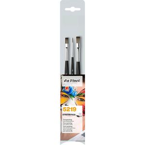 Round Shape: da Vinci Face Painting Brush Set 3