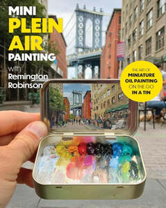 MINI PLEIN AIR OIL PAINTING REMINGTON ROBINSON