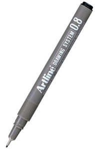 Artline Pigment Liners: Artline Drawing System Pen Black