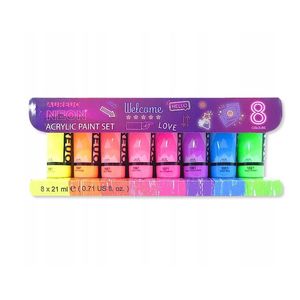 Aureuo Acrylic Paint: Aureuo Acrylic Paint Neon Set 8