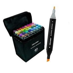 Aureuo Alcohol Marker Twin Tip Set 40