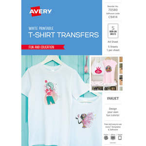 Avery T-Shirt Transfer Packet 5