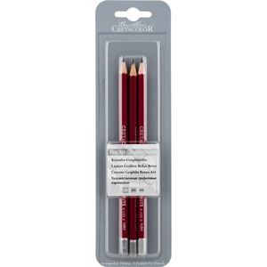 CRETACOLOR CLEOS GRAPHITE PENCIL BLISTER PACK HB/2H/4H