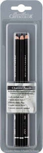 Drawing Sticks Powder: CRETACOLOR CHARCOAL PENCIL BLACK BLISTER PACKET 3