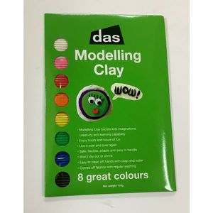 DAS Modelling Clay Set 8 Colours