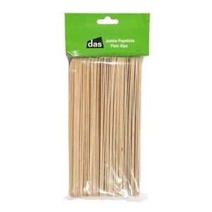 Das Pop Sticks: DAS WOODEN POPSICLE STICK JUMBO PLAIN PACKET 40