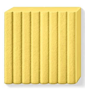 Fimo Leather Effect Modelling Clay Safron Yellow