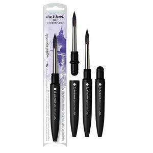 Watercolour Ink Gouache: DA VINCI GO CASANEO TRAVEL WATERCOLOUR BRUSH ROUND