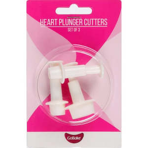 Frontpage: GoBake Plunger Cutter Heart - 3pk