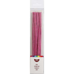Frontpage: GoBake Candles - Sparkling Pink - 12cm (pack of 18)