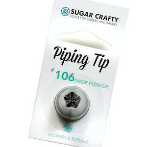 Decorating Equipment: Sugar Crafty Piping Tip #106 Drop Flower