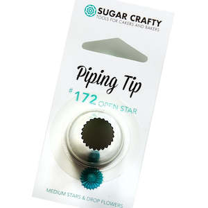 Decorating Equipment: Sugar Crafty Piping Tip #172 Open Star
