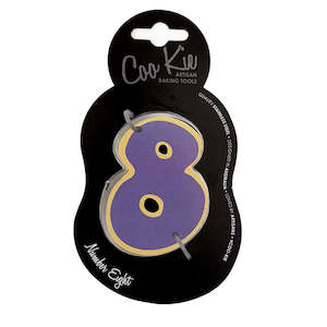 Cake Essentials: Coo Kie Number 8 Cookie Cutter