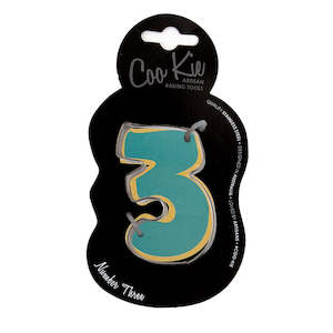 Cake Essentials: Coo Kie Number 3 Cookie Cutter