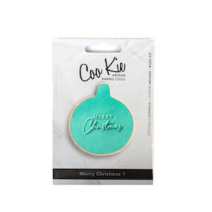 Cake Essentials: Coo Kie Embosser Stamp - Merry Christmas 1