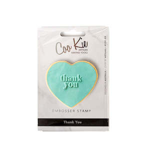 Cake Essentials: Coo Kie Embosser Stamp - Thank You