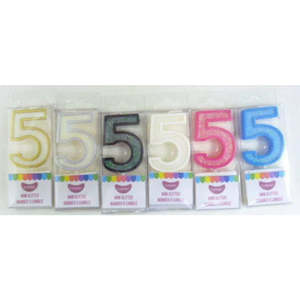 Candles: GoBake Candles - Mini Number 5