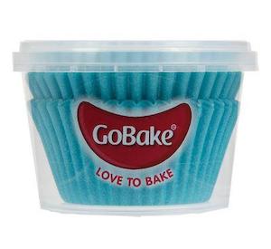 Cupcake Papers: GoBake Baking Cups - Blue (pack of 72)