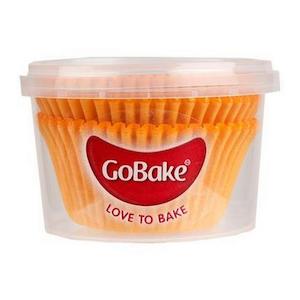 Cupcake Papers: GoBake Baking Cups - Orange (pack of 72)