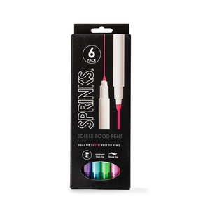 Edible Pens Markers: Sprinks Edible Pen Set - Pastel Pack (Pack of 6)