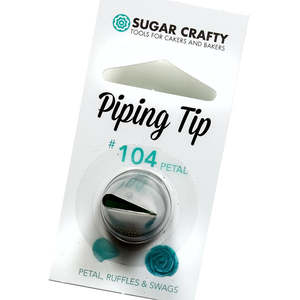 Icing Tips Accessories: Sugar Crafty Piping Tip #104 Petal