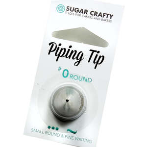 Icing Tips Accessories: Sugar Crafty Piping Tip #0 Round