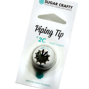 Icing Tips Accessories: Sugar Crafty Piping Tip #2C Drop Flower