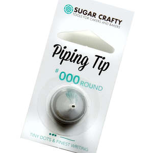 Icing Tips Accessories: Sugar Crafty Piping Tip #000 Round