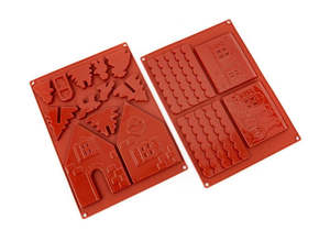 Moulds: Small Gingerbread House Silicon Mould