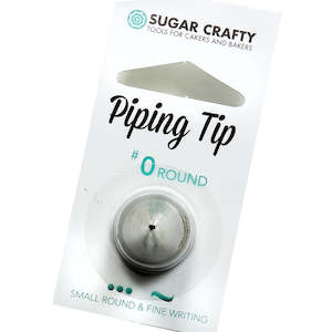 Icing Tips Accessories: Sugar Crafty Piping Tip #0 Round