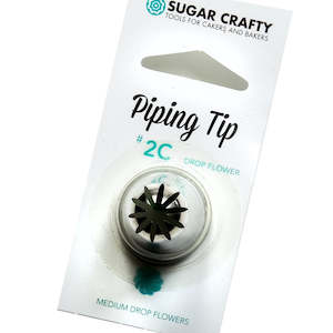 Icing Tips Accessories: Sugar Crafty Piping Tip #2C Drop Flower