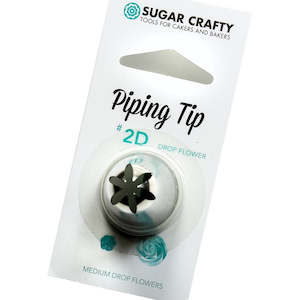 Icing Tips Accessories: Sugar Crafty Piping Tip #2D Drop Flower