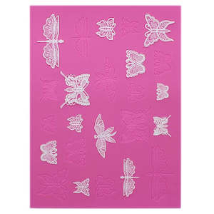 Moulds: Cake Lace Mat - Beautiful Butterflies