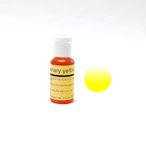 Airbrush: Chefmaster Airbrush Colour - Canary Yellow 18g