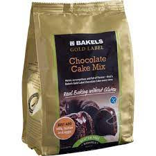 Ingredients: Bakels Gluten Free Moist Chocole Cake Mix - 500g
