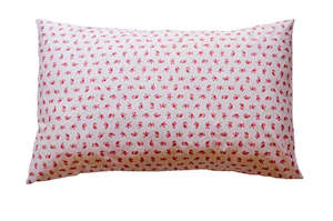 Pillowcases: Gorgi Colour Me Pretty Pink Vintage Floral Print Pillowcase