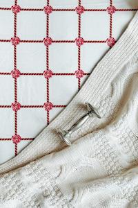 Gorgi Knots and Rosebuds Cotton Print Cot Fitted Sheet