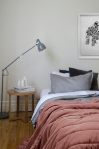 Quilts: Gorgi Super Soft Velvet Channel Quilted Throw in Blush - Queen Size