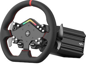 Steering Wheels: PXN V12 Lite Premium Wheel Base & Racing Wheel (Switch, PC, PS5, PS4, Xbox Series X, Xbox One)